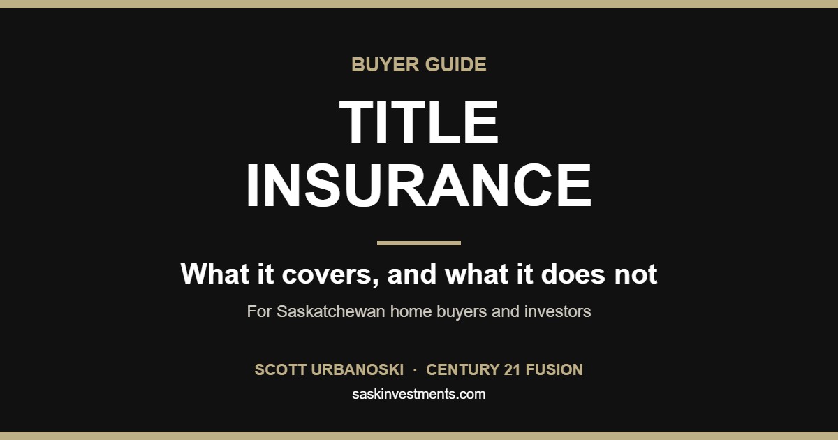 Title insurance: what it covers and what it does not – buyer guide from Scott Urbanoski, CENTURY 21 Fusion